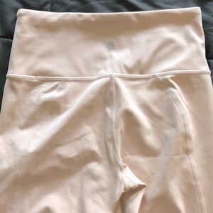 Light pink mesh vented, Athleta leggings. XS
